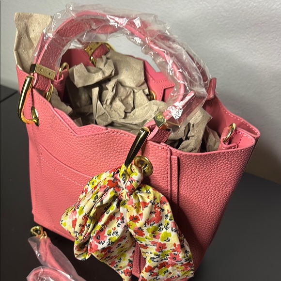 Steve Madden Pink Mini Bag with Gold Accents - Picture 5 of 9